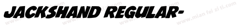 JacksHand Regular字体转换